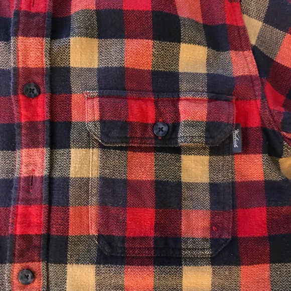 Men's Woolrich multi-color buffalo check flannel - Picture 3 of 5